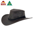 Aniseed Sueded Leather Wide Brim Hat | Vision Safe