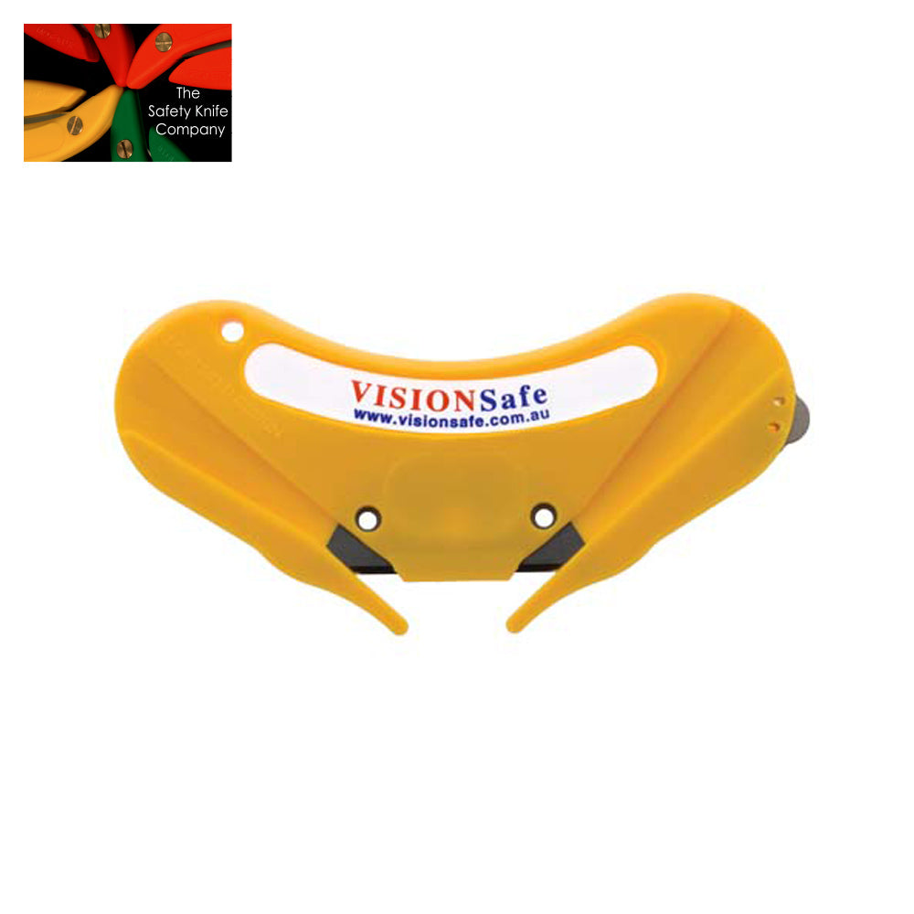 Safety Knife with Push-Pull Action - Assorted Colours | Vision Safe