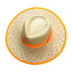 Straw Hat UPF50+ - Orange | Vision Safe, view 2