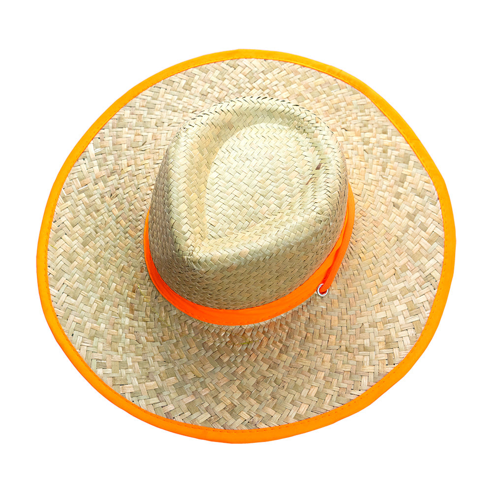 Straw Hat UPF50+ - Orange | Vision Safe, view 2