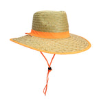 Straw Hat UPF50+ - Orange | Vision Safe, view 3
