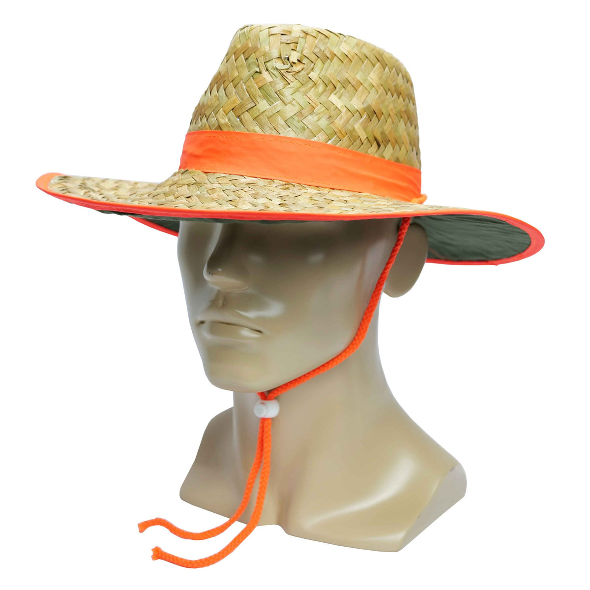 Straw Hat UPF50+ - Orange | Vision Safe, view 4