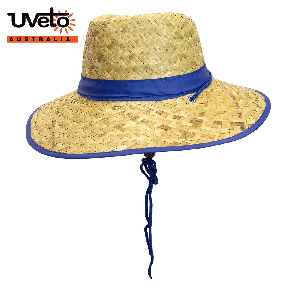 Straw Hat UPF50+ - Royal Blue | Vision Safe, view 6