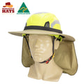Safety Helmet Brim with Sewn in Neck Flap | Vision Safe