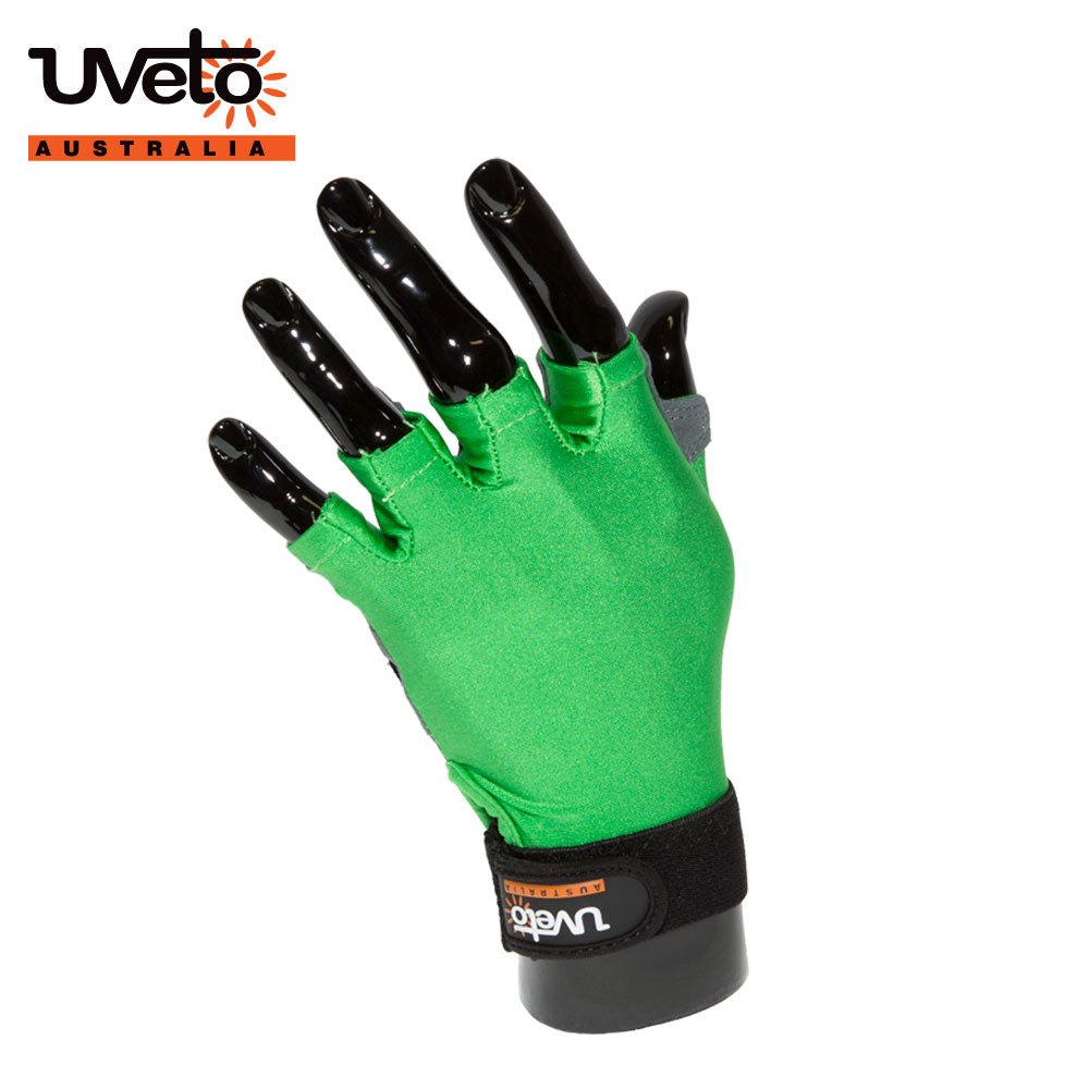 Sun Safe Gloves - Large - Light Green | Vision Safe