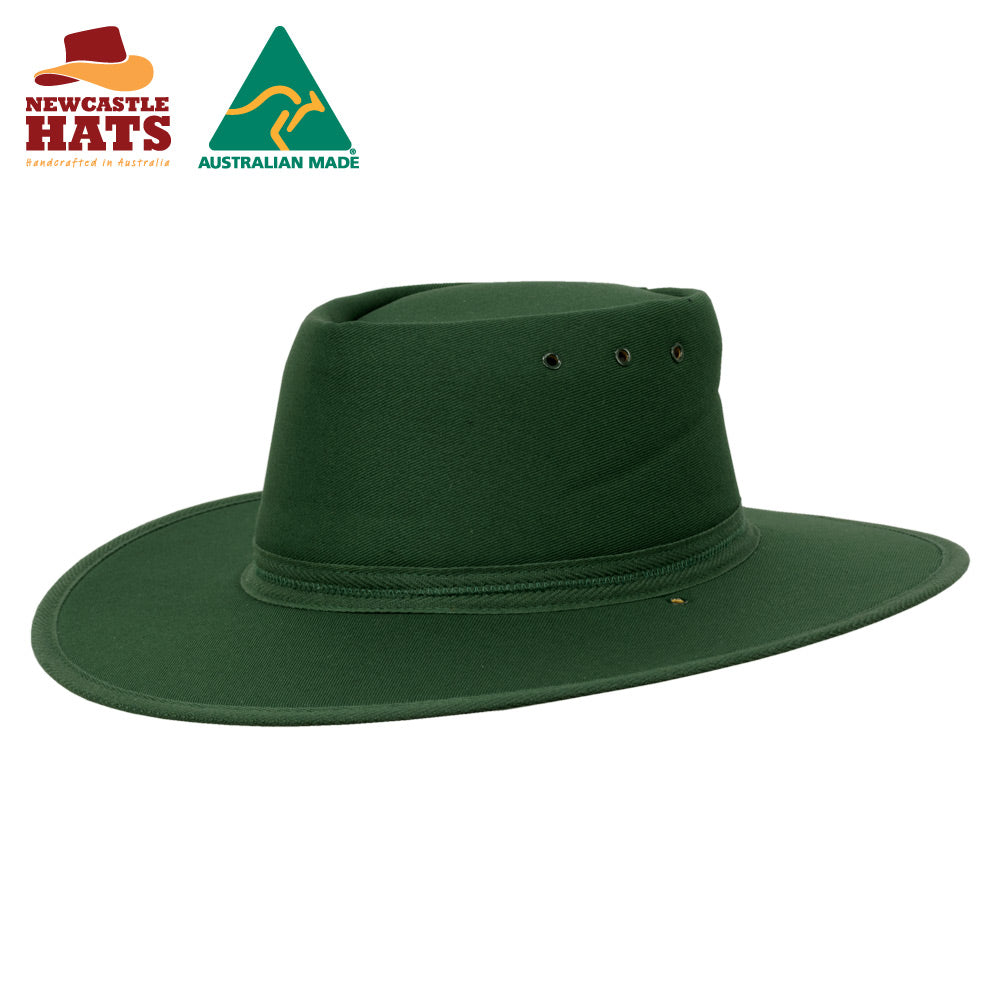 Tanami Wide Brim Hat - Bottle Green | Vision Safe