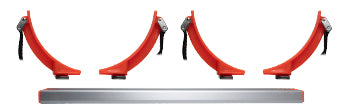 Double Cylinder Restraint - Single Bracket | Vision Safe
