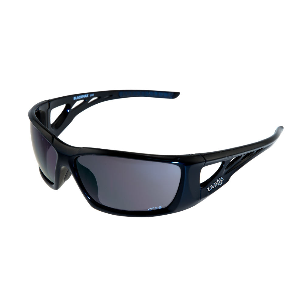 Black Frame Smoke Lens Safety Sunglasses | Vision Safe