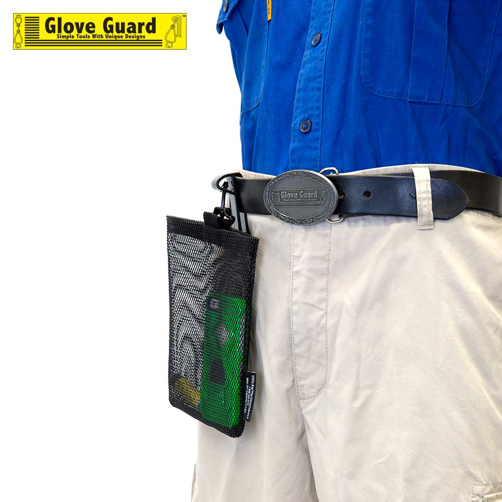 Open Mesh Bag UG End Black 75x125mm | Vision Safe