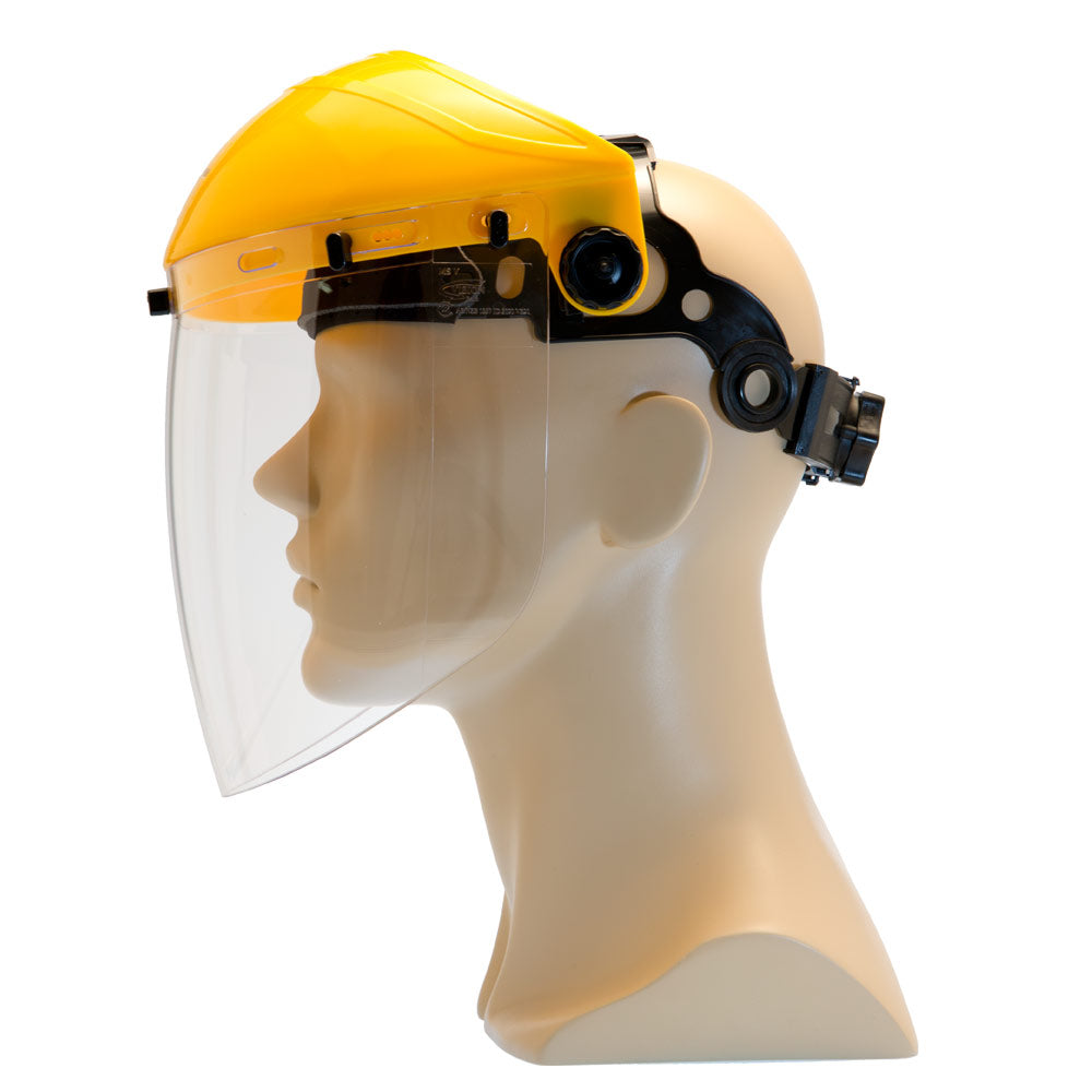 Vision Shield Brow Guard with Clear Polycarbonate Visor | Vision Safe