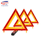 Folding Reflective Warning Triangles - 3 Pack | Vision Safe