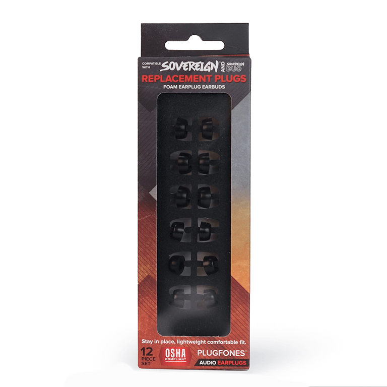 Foam Replacement Ear Plugs for Sovereign Models | Vision Safe