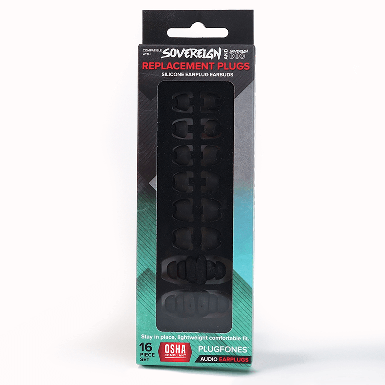 Silicone Replacement Plugs for Sovereign Earplugs | Vision Safe