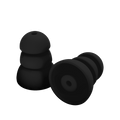 Silicone Replacement Plugs - Black | Vision Safe