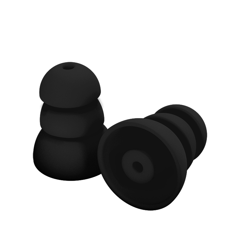Silicone Replacement Plugs - Black | Vision Safe