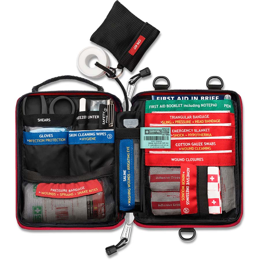 600D Polyester Handy First Aid Kit | Portable Use | Survival, view 2