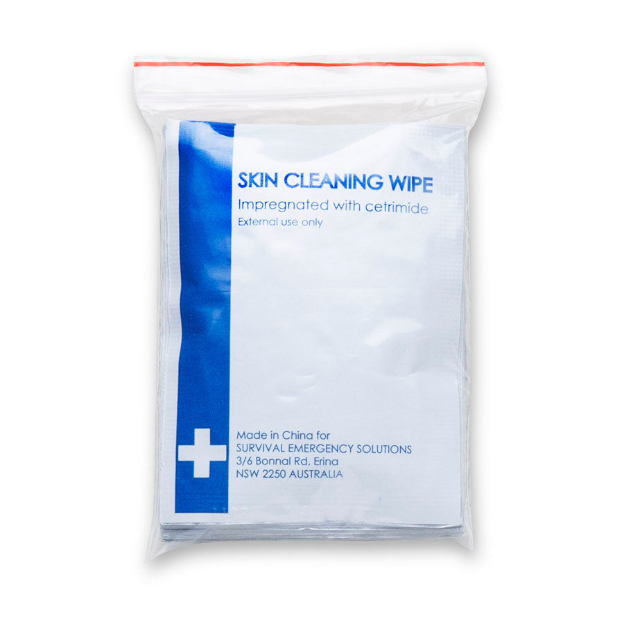 Cetrimide Skin Cleaning Wipes | First Aid Kits | Survival, view 2