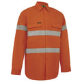 Hi Vis 2 Tone Regular Weight Taped Shirt - view 1