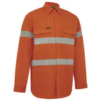 Hi Vis 2 Tone Regular Weight Taped Shirt - view 1