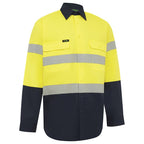 Hi Vis 2 Tone Regular Weight Taped Shirt - view 3