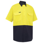 Hi Vis 2 Tone Lightweight Short Sleeve Shirt - view 2