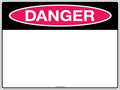 Self Adhesive Danger Blank | Construction & Mining | Uniform Safety Signs