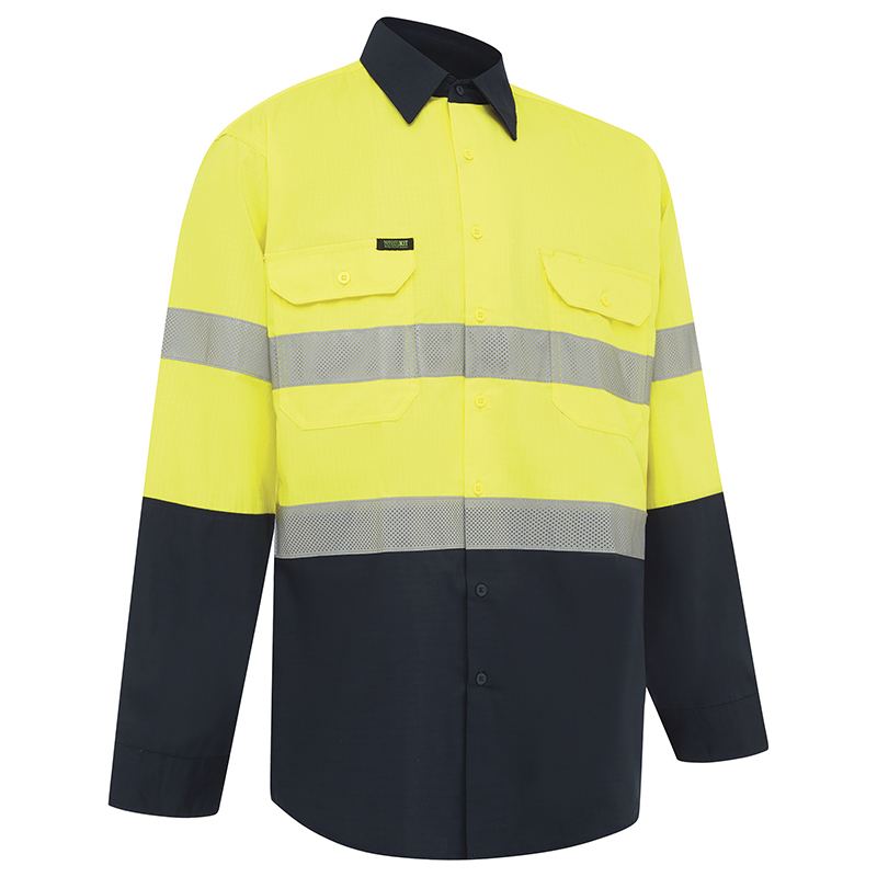 Hi Vis Two Tone Lightweight Ripstop Shirt - view 2