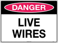 Poly Danger Live Wires Sign | Electrical Installations | Uniform Safety Signs