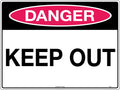 Metal Danger Keep Out Sign | Restricted Site Access | Uniform Safety Signs