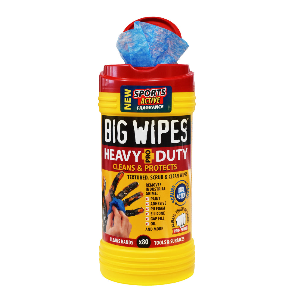 Heavy-Duty PRO+ Industrial Wipes, Tub of 80 - view 1