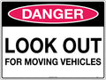 Metal Danger Moving Vehicles Sign | Mining & Construction | Uniform Safety Signs
