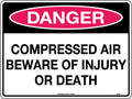 Poly Compressed Air Hazard Sign | Industrial Sites | Uniform Safety Signs