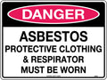Poly Danger Asbestos Sign | Remediation Sites | Uniform Safety Signs