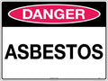 Metal Danger Asbestos Sign | Industrial Sites | Uniform Safety Signs