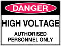 Danger High Voltage Sign | Electrical Substations | Uniform Safety Signs