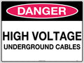 Poly Danger High Voltage Sign | Electrical Sites | Uniform Safety Signs