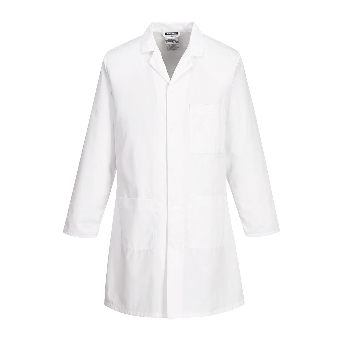Standard Work Coat with Concealed Fastening and Multiple Pockets - view 4