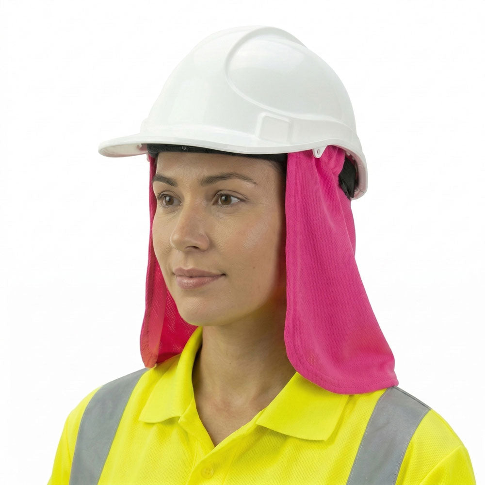 Attach-A-Flap Micro Mesh High-Visibility Pink | Vision Safe