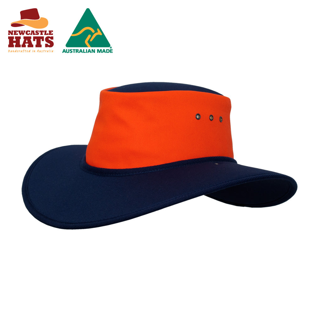 Nullarbor Gusset High-Visibility Sun Hat | Vision Safe, view 2