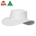 Nullarbor White Wide Brim Hat | Vision Safe