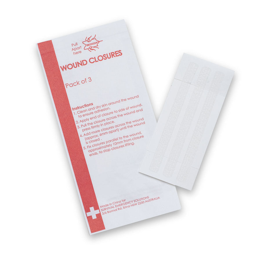 8.5cm Wound Closures | First Aid Kit Refills | Survival, view 3
