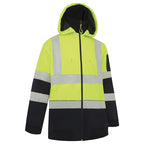 Hi Vis 2 Tone Full Zip Tech Fleece Taped Hoodie - view 2