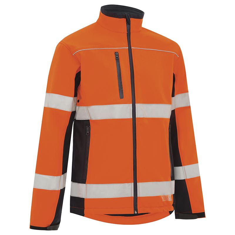 Hi Vis Biomotion Taped Softshell Jacket - view 1