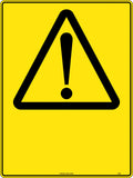 450x300mm Metal Caution Blank | Industrial Sites | Uniform Safety Signs