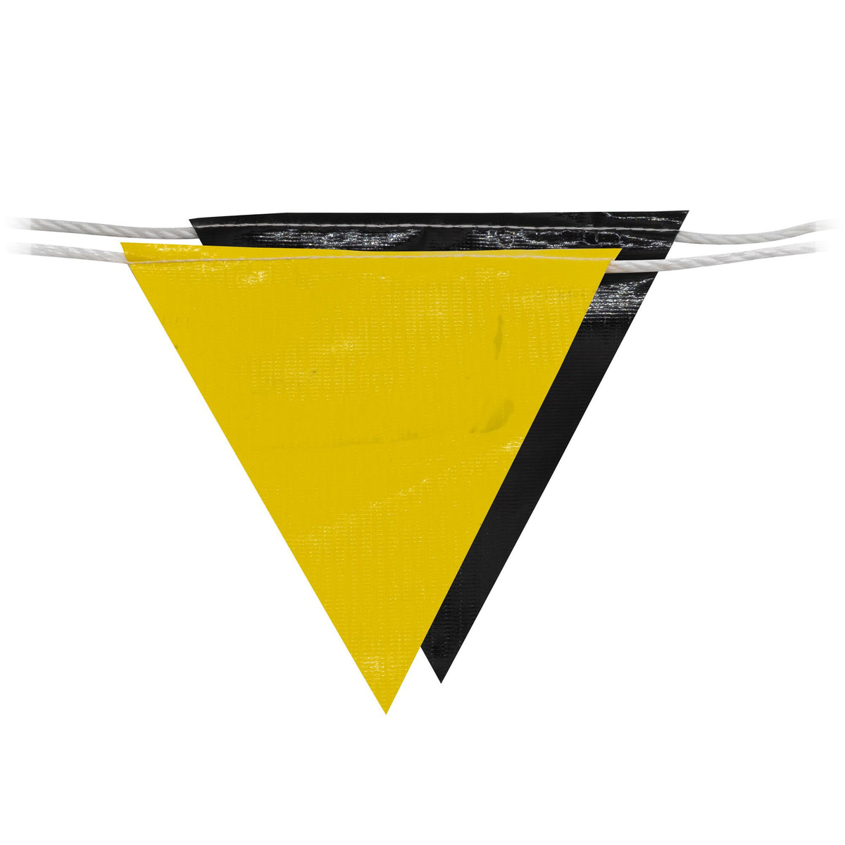 30M Day Bunting Black/Yellow - Site Safety