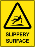 Self Adhesive Slippery Surface Sign | Wet Area Safety | Uniform Safety Signs