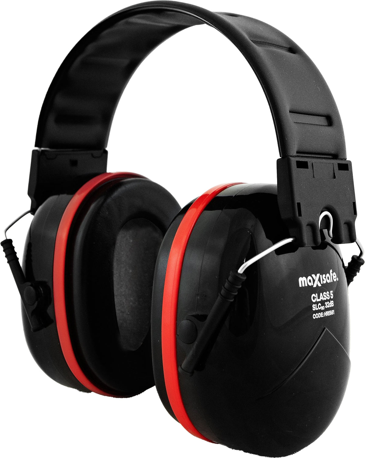 32dB Class 5 Headband Earmuff - Red - Hearing Protection