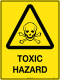 Poly Caution Toxic Hazard Sign | Chemical Storage | Uniform Safety Signs