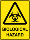 Metal Biological Hazard Sign | Medical & Lab Facilities | Uniform Safety Signs