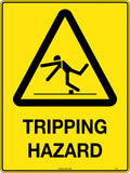 600x400mm Tripping Hazard Sign | Industrial Workspaces | Uniform Safety Signs
